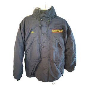 Vintage Wethersfield Fire Department Jacket Mens Medium Firefighter Winter 90s
